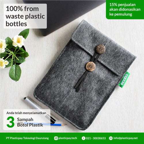 Gambar Case Laptop Macbook Notebook - Modern Recycle Product Plasticpay - 10, Abu-abu dari Plasticpay Store Kota Tangerang Tokopedia