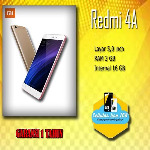 Foto Produk Xiaomi Redmi 4a RAM 2GB Internal 16GB Garansi Distributor 1 Tahun dari cellularline168