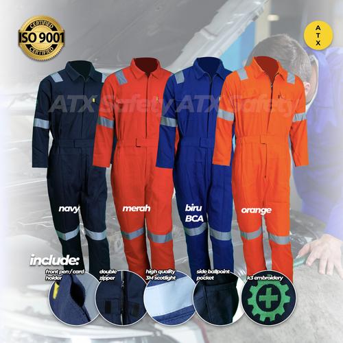Jual Wearpack Terusan ATX / Baju Safety Jumpsuit ATX / Wearpak / Werpak