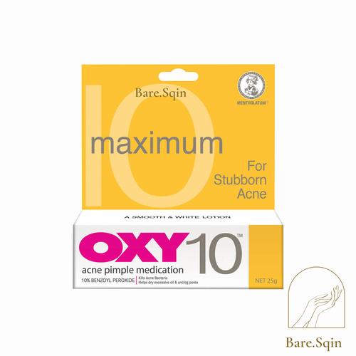 Foto Produk Oxy 10 - 25gram - 100% ORIGINAL / Obat Jerawat Oxy 10 dari Bare Sqin