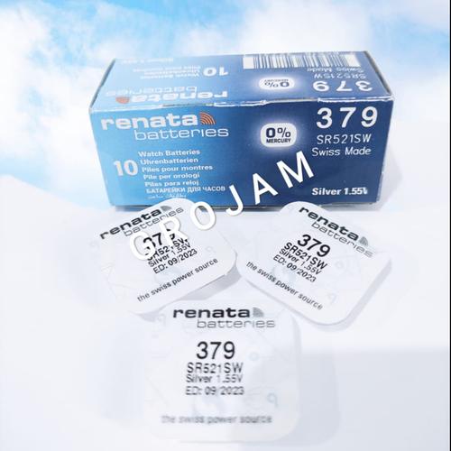 Foto Produk BATERAI RENATA SR521SW / 379 BATTERY BATRE dari grojam