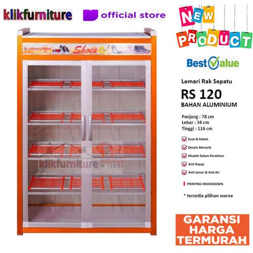 Foto Produk Rak Sepatu Lemari Sepatu Tempat Sepatu ALUMINIUM RS 120 dari klikfurniture