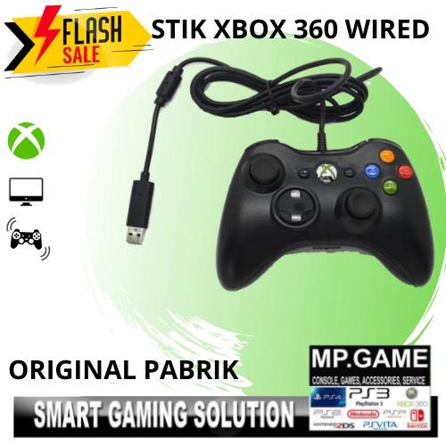 Foto Produk Stik Stick Xbox 360 Wired kabel + Thumbgrip (2 pc) dari MPGAME