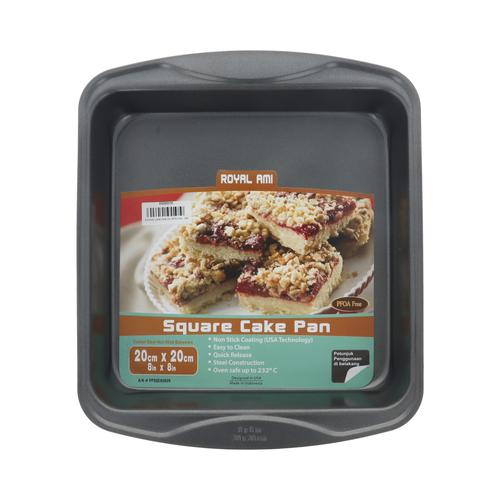 Foto Produk SQUARE CAKE PAN 20 CM ROYAL AMI dari TitanBaking