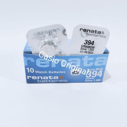 Foto Produk Baterai Jam Tangan Renata 394 936 SR936 SR936SW Original Battery dari Casio Original