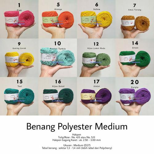 Foto Produk Benang Rajut Polyester dari Silphi Made