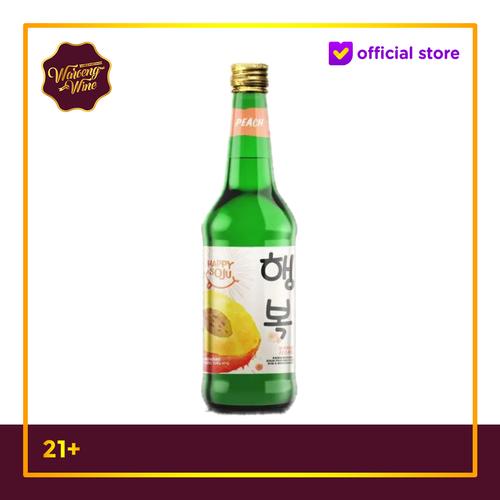 Foto Produk Happy Soju Peach 360ml dari Waroeng Wine GS