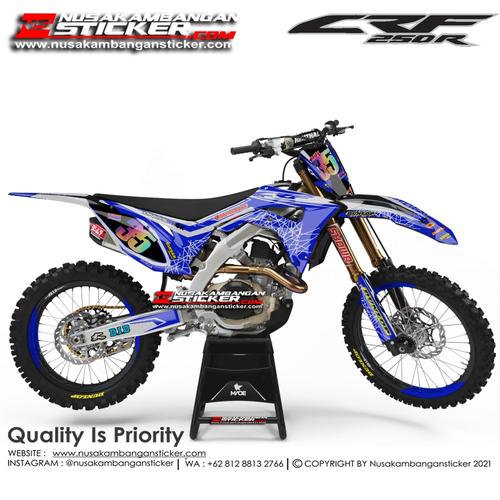 Foto Produk Stiker CRF 35 Biru Tua dari Nusakambangan Sticker01