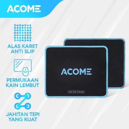 Foto Produk ACOME Fashion Mousepad Alas Karet Anti Slip AMP01 - Black dari Acome Indonesia