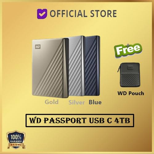 Gambar WD MY Passport Ultra USB-C 4TB USB Type C USBC USB C - Silver dari Dunia Mas Computer undefined Tokopedia