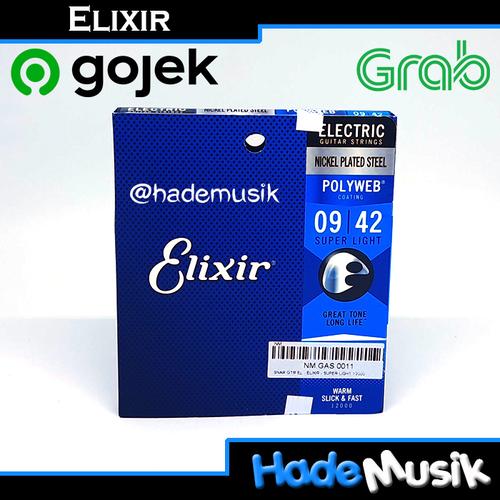 Foto Produk Senar Anti Karat ELIXIR POLYWEB Gitar Elektrik (9-42) dari Hade Musik