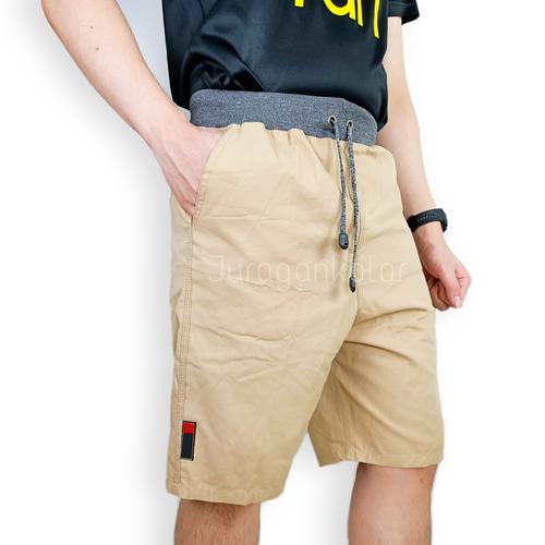Foto Produk Celana Pendek Pria Chino Rip Polos Casual dari JuraganKolor