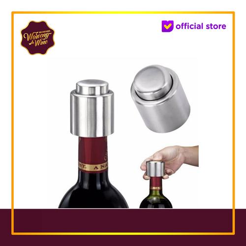 Foto Produk Wine Stopper Stainless Steel Bottle Stopper dari Waroeng Wine GS