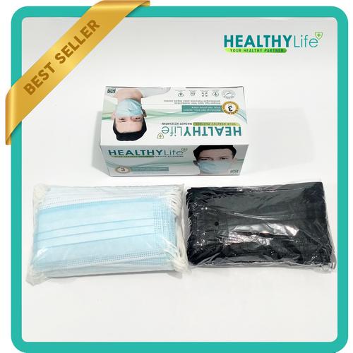 Foto Produk Masker 3ply Healthylife Mask 3ply 50's - Biru dari Healthylife Official