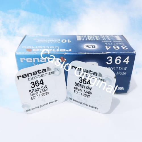 Foto Produk Baterai Jam Tangan Renata 364 621 SR621 SR621SW Original Battery dari Casio Original