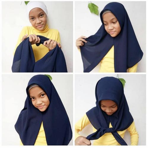 Jual Jilbab segiempat anak instant - Kab. Bogor - Careen Hijab | Tokopedia