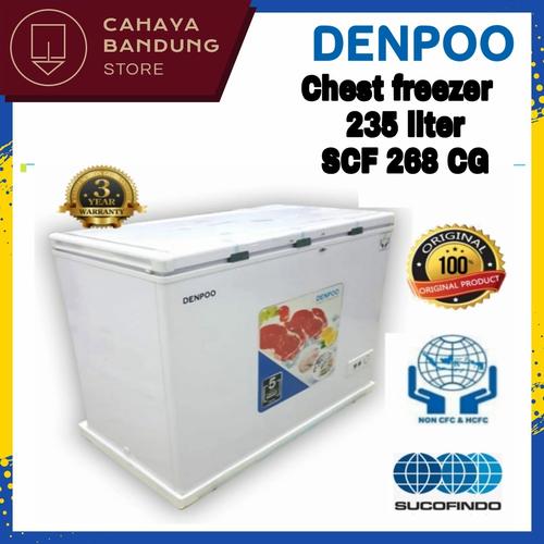 Jual Freezer Denpoo Scf 268 Cg 235 Liter Kota Bandung Cahaya Bandung Store Tokopedia