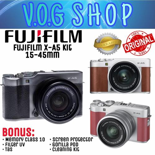 Jual Kamera Mirrorless FUJIFILM XA5 KIT 1545 MM Standard Box