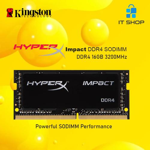 Foto Produk Kingston HyperX Impact DDR4 SODIMM 16GB - 3200 dari IT-SHOP-ONLINE