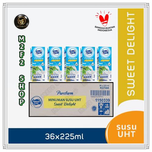 Foto Produk Susu Bendera Frisian Flag Purefarm Sweet Delight UHT - 225 ml dari M2F2 Shop