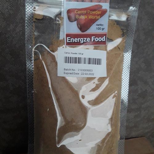 Foto Produk Wortel Bubuk Powder - Energze Food 100 gram dari energzewatercom