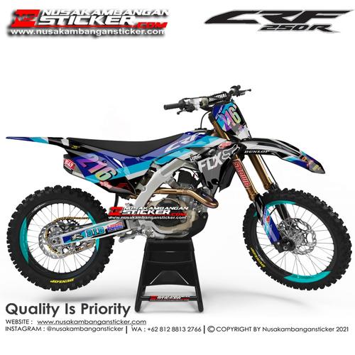 Foto Produk Stiker CRF 216 Biru Hitam dari Nusakambangan Sticker01