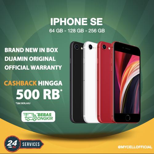 Jual iPhone SE 2020 64GB 128GB 256GB RESMI / IBOX / TAM 1 Tahun 64 128