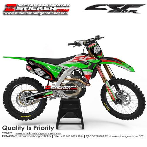 Foto Produk Stiker CRF 250 45 Hijau Merah dari Nusakambangan Sticker01