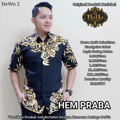 Foto Produk hem batik slimfit praba premium dari Jivan Batik