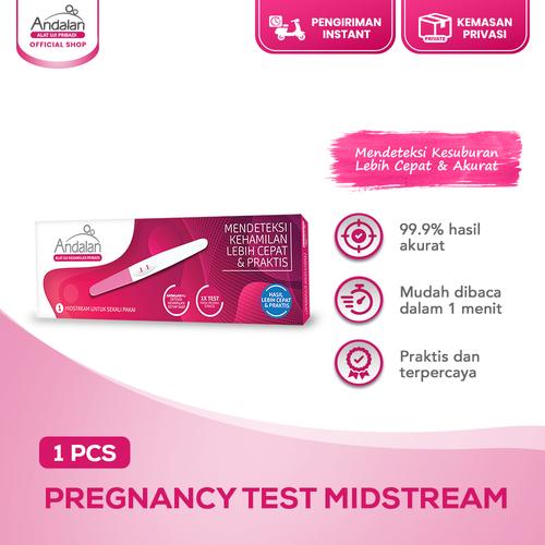 Foto Produk Andalan Pregnancy Test Midstream (Alat Tes Kehamilan Pribadi) dari Sutra Fiesta Shop