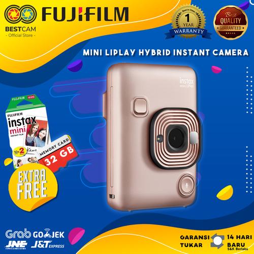 Foto Produk FUJIFILM INSTAX Mini LiPlay Hybrid Instant Camera - Blush Gold dari BestCam