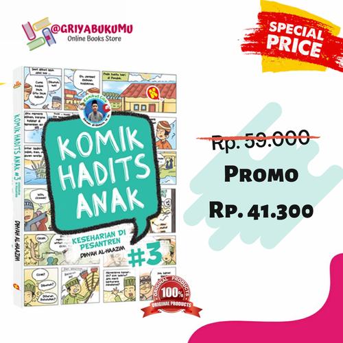 Foto Produk KOMIK HADITS ANAK 3 KESEHARIAN DI PESANTREN - HADIS HADIST #3 KIDS dari Griyabukumu