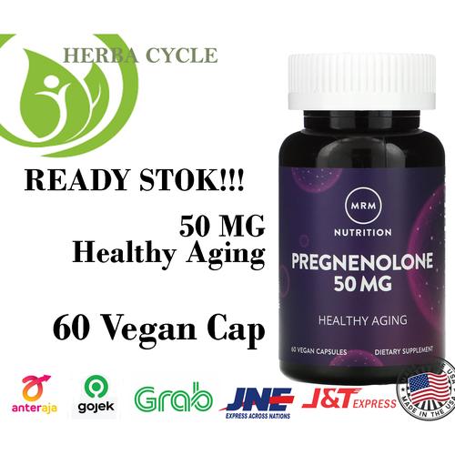 Foto Produk MRM Pregnenolone 50 mg 60 Vegan Cap Vit Anti Aging Ori USA dari Herba Cycle