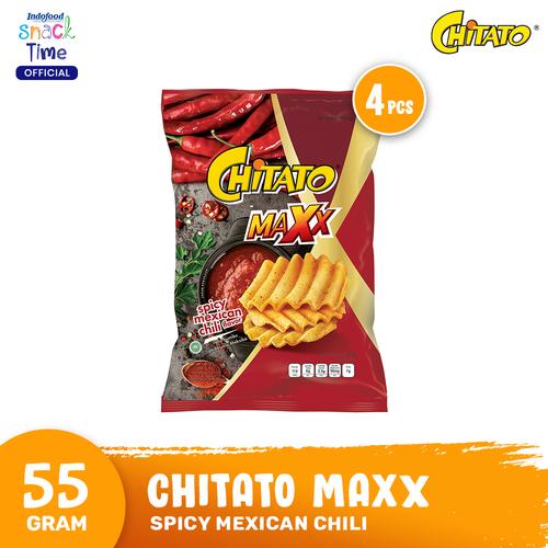 Foto Produk Chitato Maxx Spicy Mexican Chili 55 Gr - 4 Pcs dari Indofood Snack Time