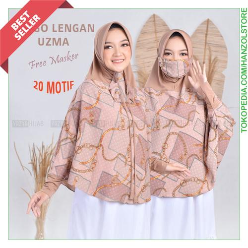 Foto Produk Jilbab Lengan Hijab Tangan Kerudung Lengan Panjang Masker - Chai Mocca dari Hanz Olstore