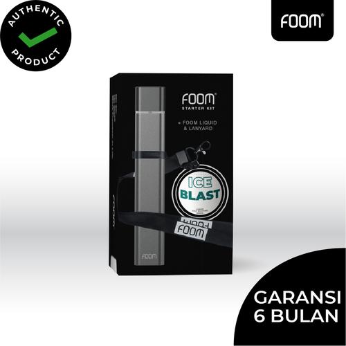 Foto Produk FOOM Bundling Starter Kit. Stick - Cartridge - Lanyard - LlQUlD30ml - Ice BIast dari FOOM Lab Global