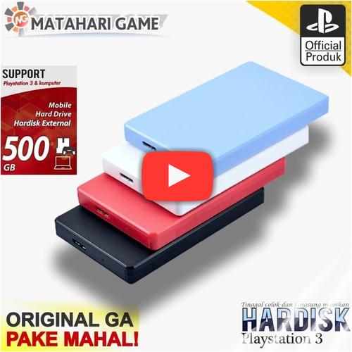 Foto Produk Hdd PS3 500GB - Hardisk ps3 External Support PS3 Full Game Terbaru dari MatahariGame