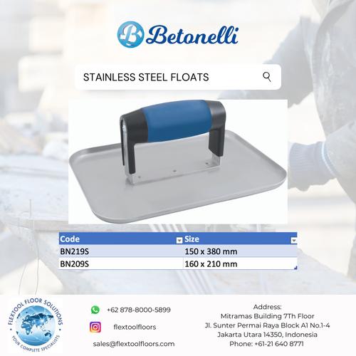 Jual BETONELLI + STAINLESS STEEL FLOAT REGULAR SIZE - Roskam Stainless ...