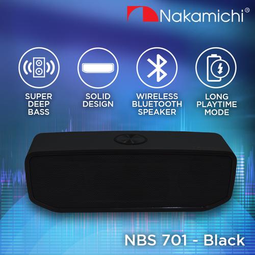 Foto Produk Nakamichi NBS 701 Speaker Bluetooth Portable - Black dari Nakamichi Indonesia