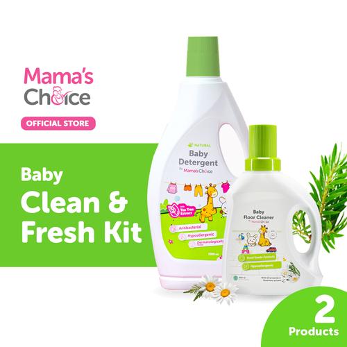 Foto Produk Mama's Choice Clean and Fresh Kit - Deterjen Bayi & Pembersih Lantai dari MamasChoiceID