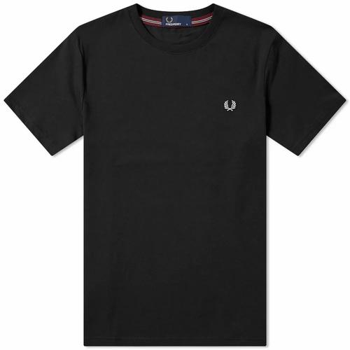 Jual Fred Perry Crewneck T-Shirt Black 