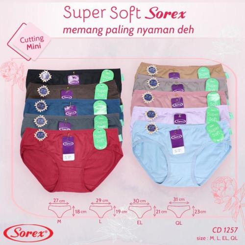 Foto Produk Celana Dalam Wanita Sorex 1257 Original | Harga termurah | Daleman - M dari Prema Store Bandung