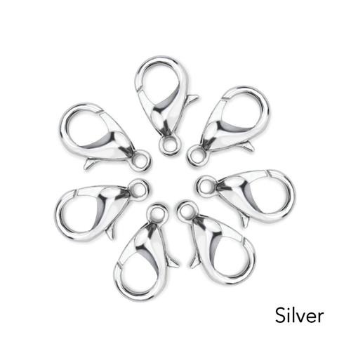 Foto Produk Kokot udang Pengait Beo Silver Bahan Pengait Masker Craft CRPBB - 14mm dari banabanain