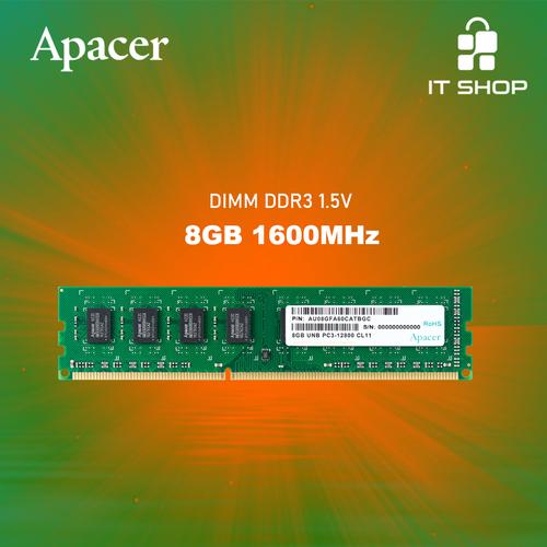 Foto Produk APACER Memory Module LongDimm DDR3 8GB 1600 dari IT-SHOP-ONLINE