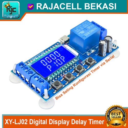 Gambar XY-LJ02 Digital LCD Display Delay Timer Module 10A bisa Serial Command dari RAJACELL BEKASI undefined Tokopedia