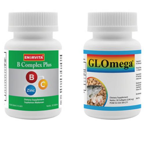 Gambar Paket Ekonomis : B Complex Plus 30 Tablet & Glomega 30 Softgel dari Fit Selalu Jakarta Barat Tokopedia