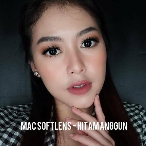 Foto Produk SOFTLENS X2 MAC Big eyes 16mm - Hitam Anggun, Minus dari K-Soft Softlens Korea