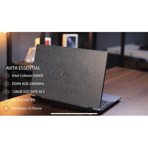 Foto Produk AVITA ESSENTIAL 14" Intel Celeron N4000 4GB 128SSD FHD IPS Win10 dari kharismakencana
