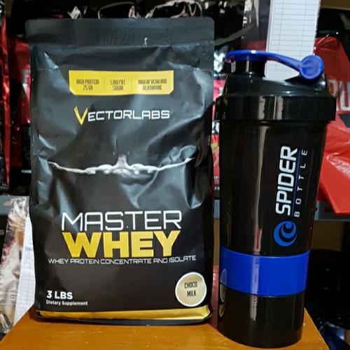 Foto Produk VECTORLABS MASTERWHEY MASTER WHEY 3 LBS 3LBS 3LB 3 LB dari AW Anabolic