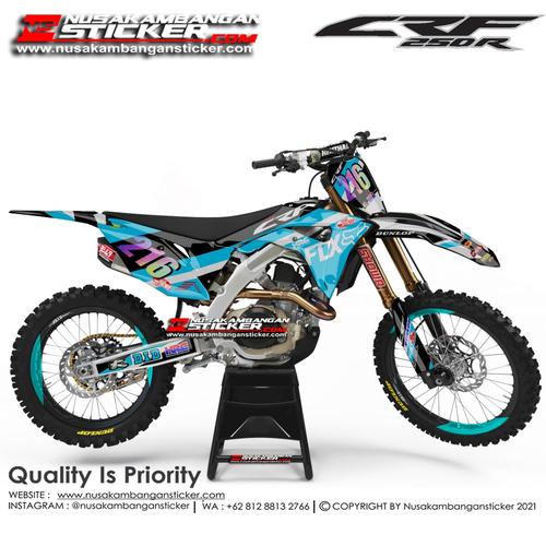 Foto Produk Stiker CRF 216 Biru dari Nusakambangan Sticker01